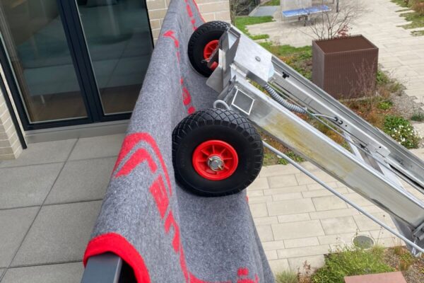 Auflage Möbellift auf Balkon